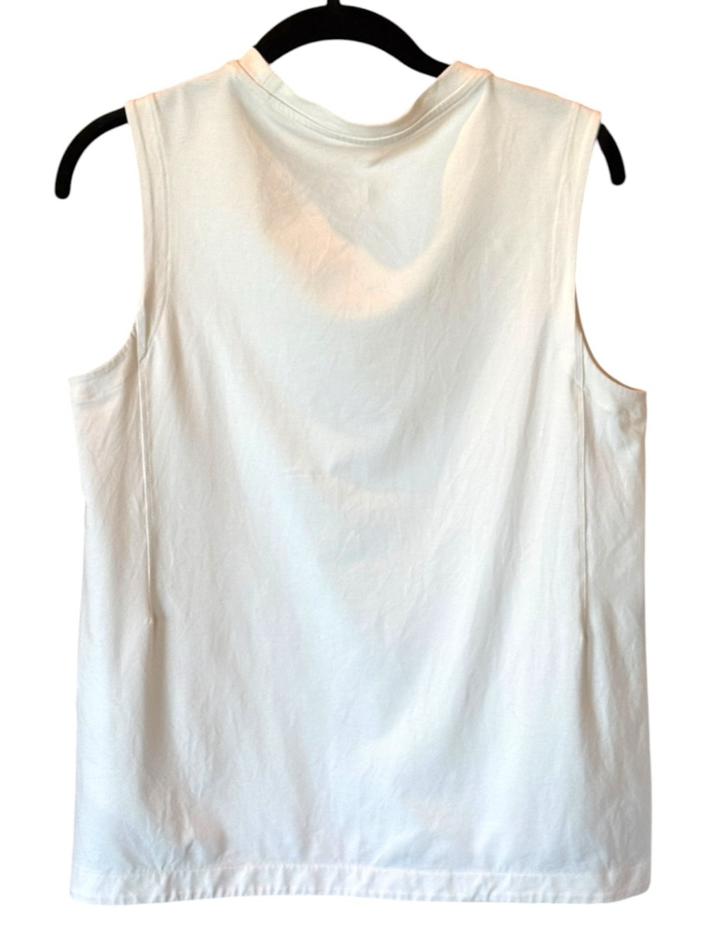 Sz S EUC Athleta Effortless Warm White Cotton Blend Athletic Tank - Picture 4 of 9